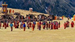 Bhutan’s annual Royal Highland Festival helps to preserve the culture of nomadic highland people.