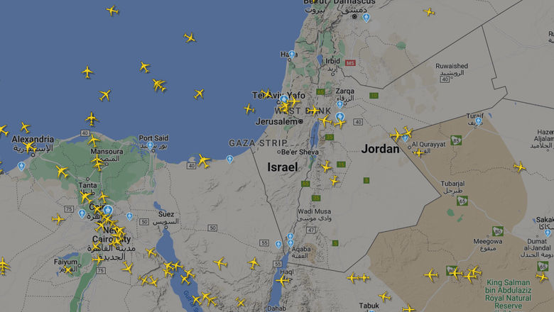 Airlines are rerouting their planes to avoid flying over Israel.