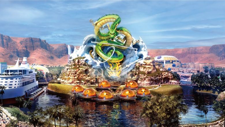 The Dragon Ball theme park will offer over 30 rides.